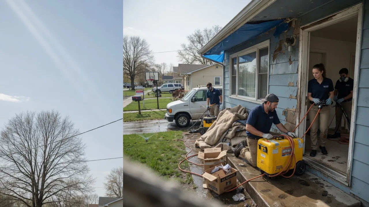 Basement Flood Cleanup in Chico, TX near me